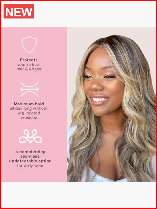 Premium Lace Wig Grip Band Adjustable Glueless Velvet Headband Secure main image 3
